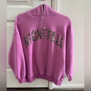 Pink Graphic Hoodie